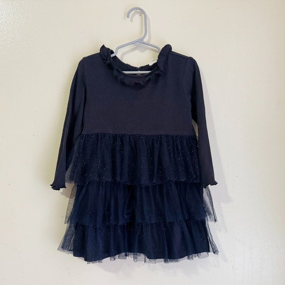 H&M Toddler girl Tulle dress Navy 3T